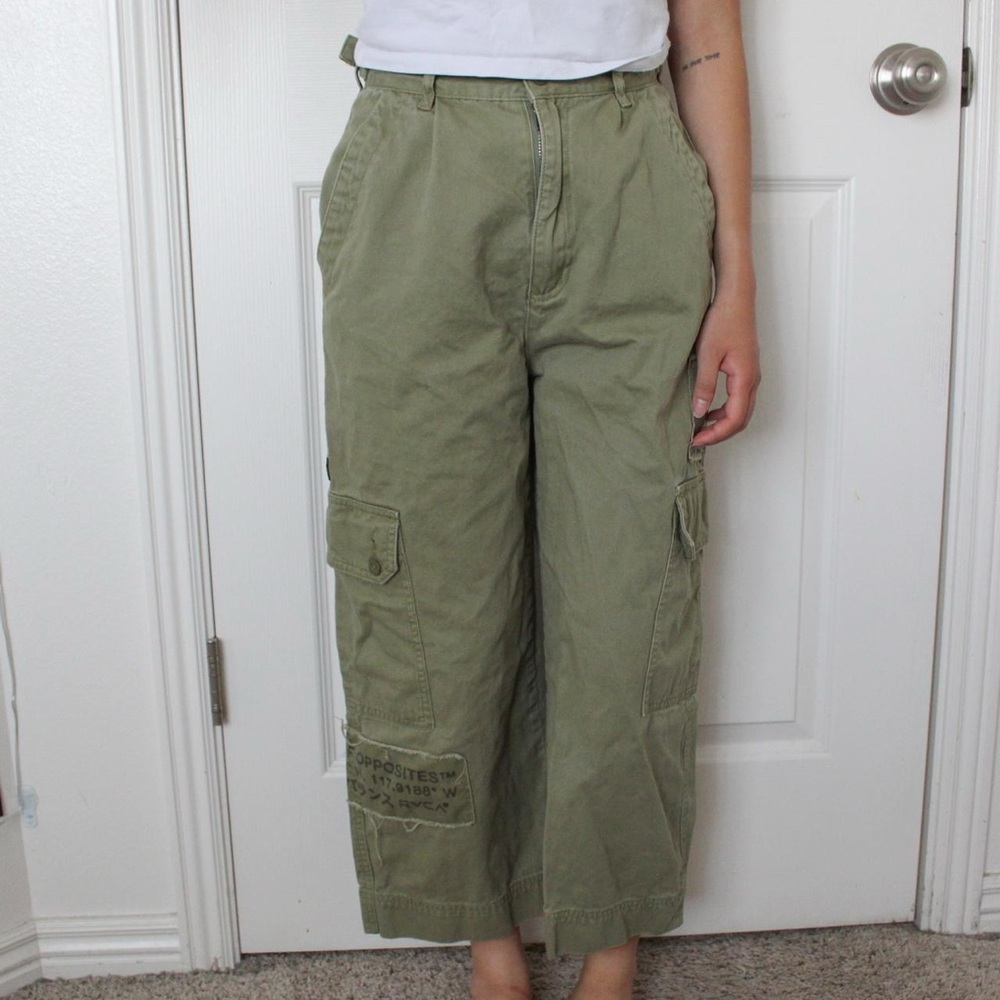 Green RVCA Cargo Pants